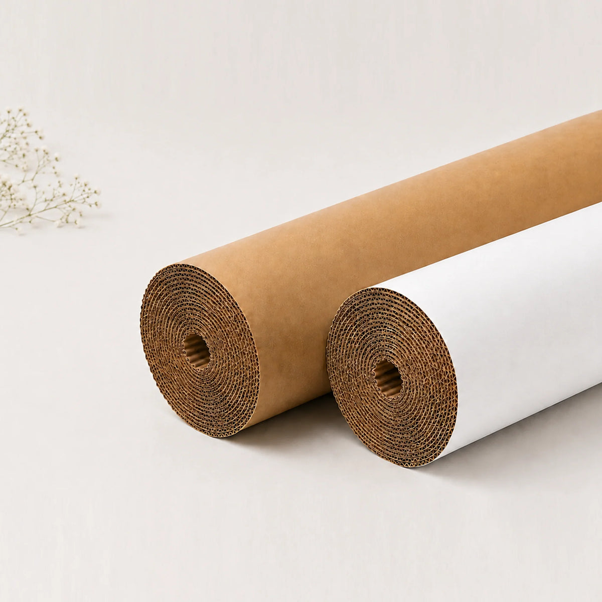 corrugated wrap paper rolls