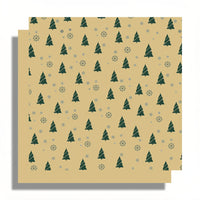 Timeuprise Brown Christmas Gift Kraft Wrapping Paper 5 Sheets