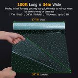 Clear Blue Polka Dot Cellophane Wrap Paper Roll Size