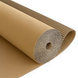 brown corrugated cardboard paper roll