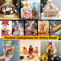 clear cellophane wrapping paper roll application