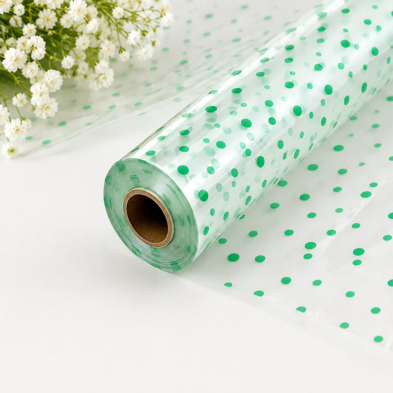transparent_green_polka_dot_cellophane_rolls