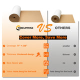 white corrugated cardboard paper roll advantage