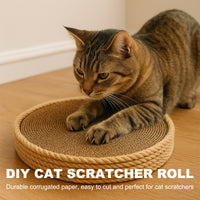 white corrugated cardboard paper roll for cat scratcher
