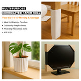 white corrugated cardboard paper roll for packing